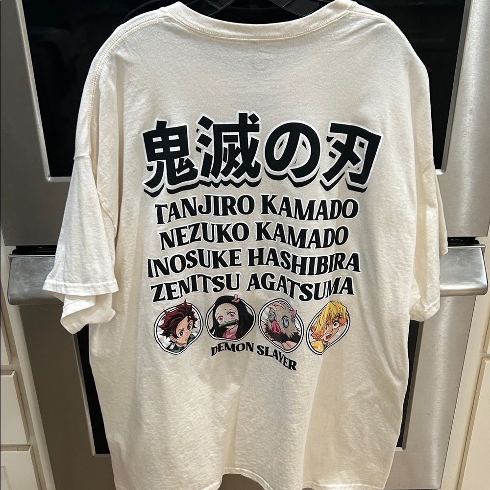 Demon Slayer Graphic Tee - White Unisex 2XL - Picture 6 of 11